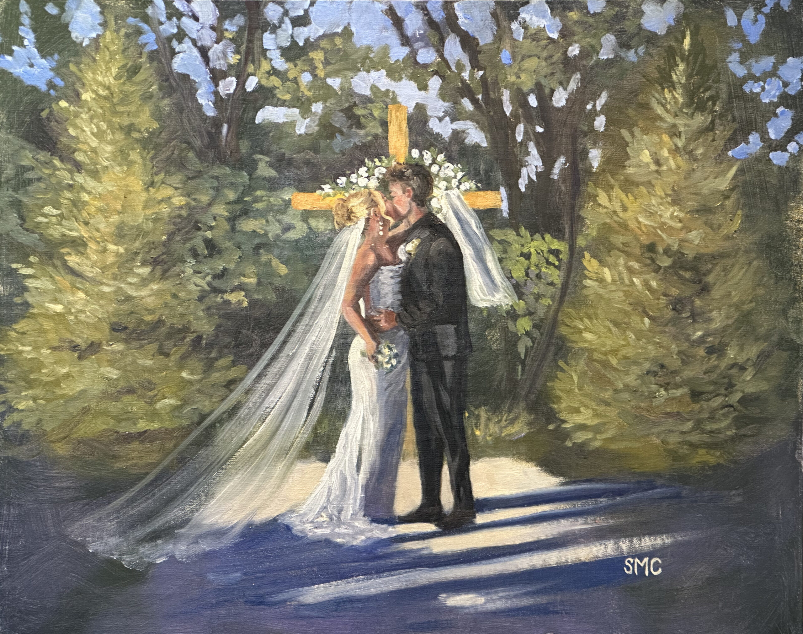 MiKayla Live Wedding Painting